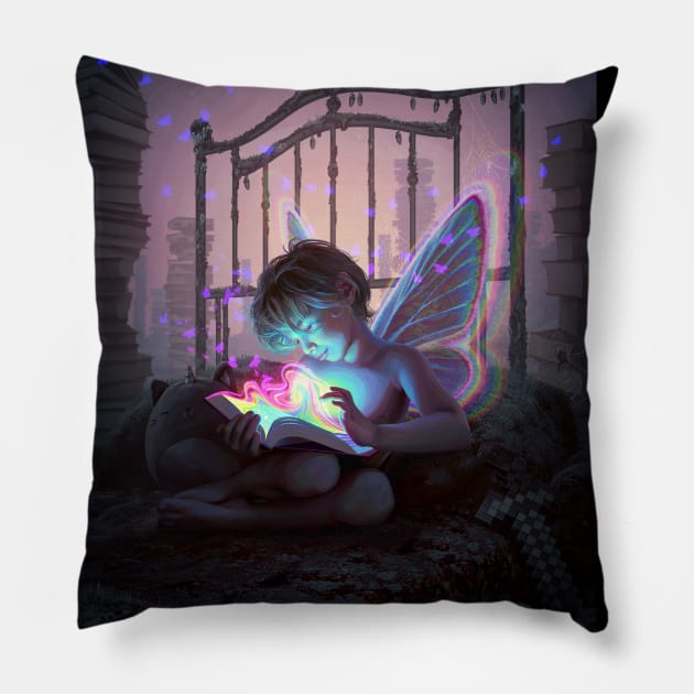 The Magic Inside Pillow by eranfowler