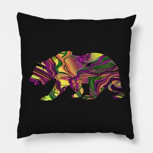 Free Flowing Bear Pillow