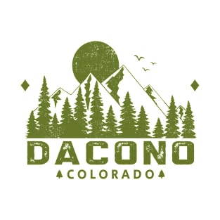 Dacono Colorado Mountain Souvenir T-Shirt