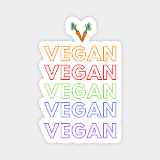 VEGAN - Carrot V Magnet