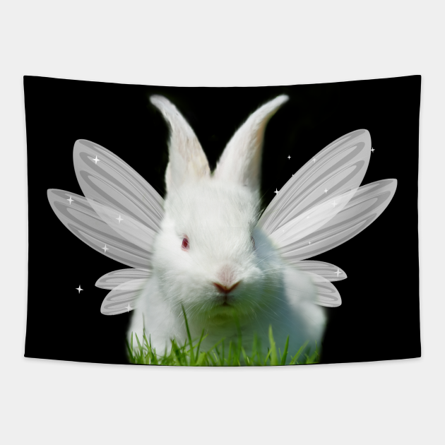 Fairycore Aesthetic Cute Fairy Bunny Rabbit - Fairycore - Tapestry ...