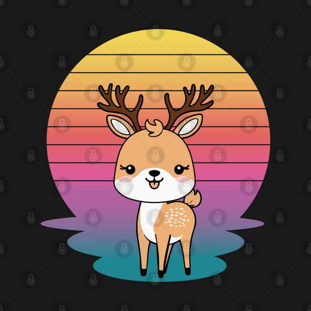 Aesthetic and adorable Fawn deer cute by greatnessprint