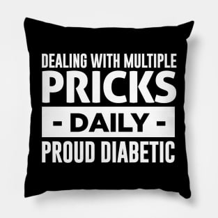 Proud Diabetic Diabetes Insulin Pillow