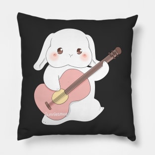 Guitarist Bunny Girl | Bunniesmee Musician Pillow