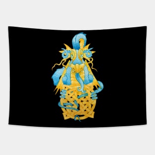 Blue Dragon Tapestry