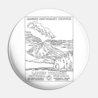 LASSEN VOLCANIC Pin