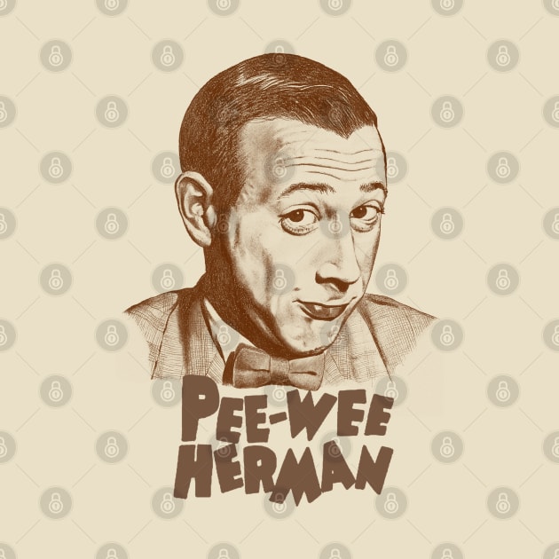 Pee Wee Herman ~ Retro Vintage Sketches by NMAX HERU