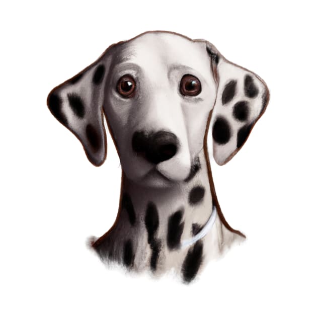 Cute Dalmatian Drawing by Play Zoo