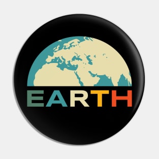 Planet Earth Retro 2 Pin