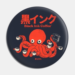 Black Ink Coffee Pin