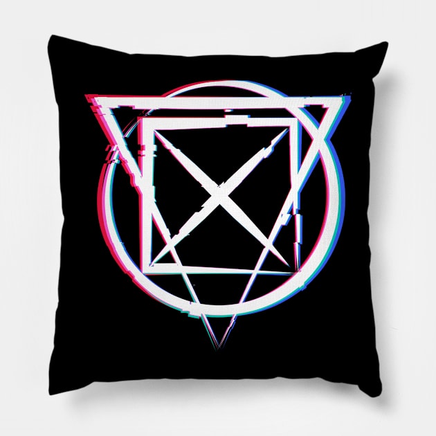 Playsatan 666 Pillow by SlothTee