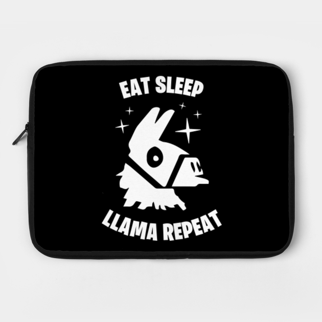 Eat Sleep Llama Repeat - Fortnite - Laptop Case | TeePublic AU
