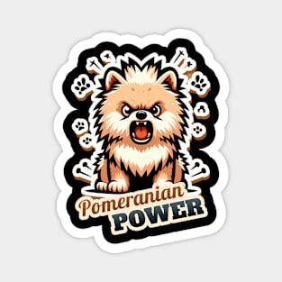 Pomeranian Angry Magnet