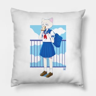Late to school Pillow