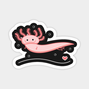 Funny axolotl Magnet