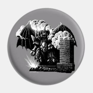 Destoroyah BW Pin