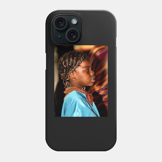 Young Somalian Girl Phone Case by Carole-Anne