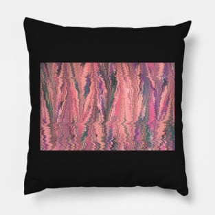 Pink Ripple Pattern Pillow