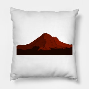 Mt Baker in Red Pillow