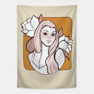 Autumn Girl Tapestry