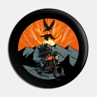 Viking Biker Pin