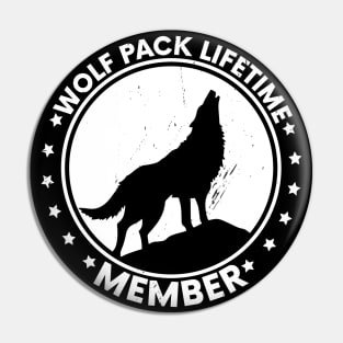 wolf pack lifetime membership Pin