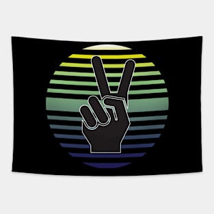 Peace Sunset Tapestry