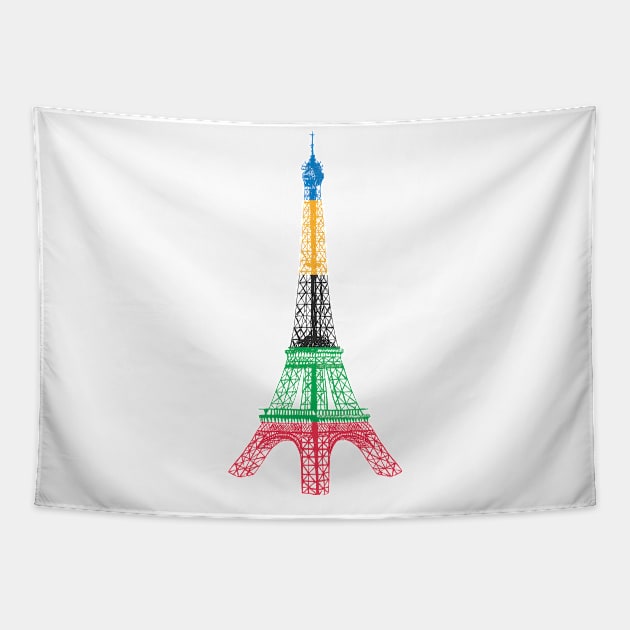 Paris Olympics 2024 Tapestry by Maison de Kitsch