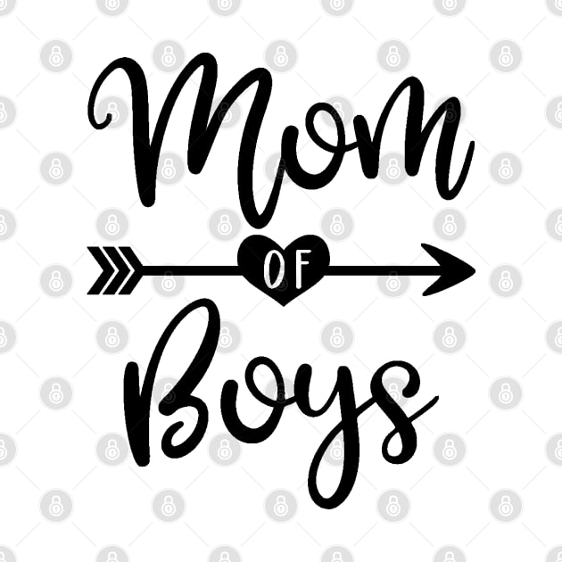 Mom of boys. Perfect present for mom mother dad father friend him or her by SerenityByAlex