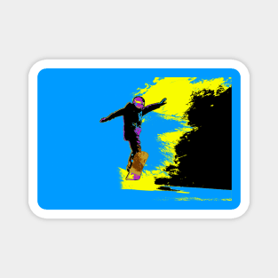 Snowboarder Flight - Snowboarder Magnet