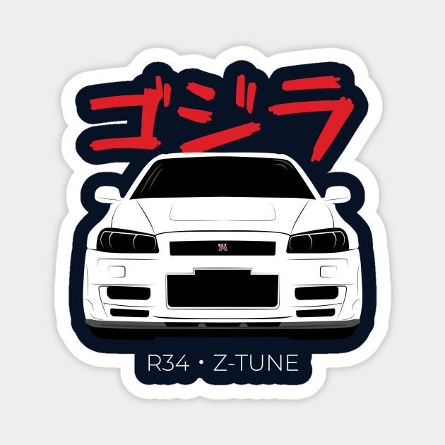 R34 Z Tune Skyline Gtr R34 Magnet Teepublic