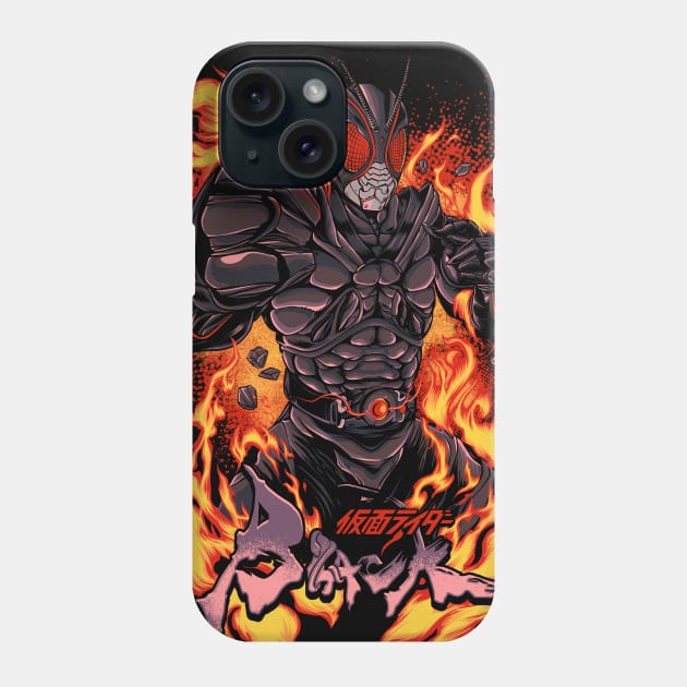 Japanesse Masked Hero Phone Case by mazyoy