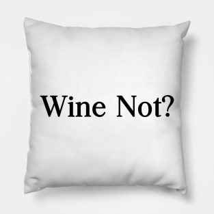 Wine Enthusiast Tee - Celebrate with a Glass Pillow