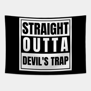 Straight Outta Devil's Tarp Supernatural Crossroad Demon Deal Hellhounds Tapestry