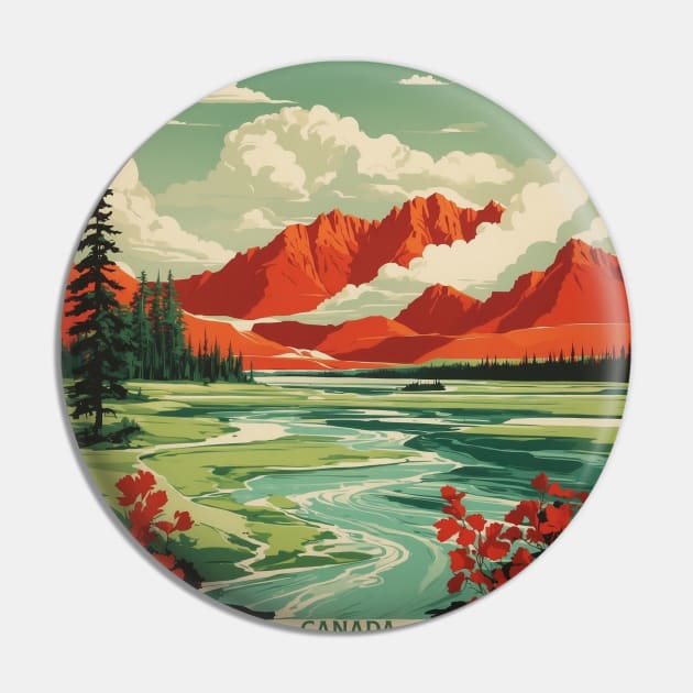 Manitoba Canada Vintage Poster Tourism 2 Pin by TravelersGems