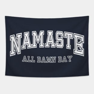 Namaste All Damn Day | Funny Yoga | Meditation Tapestry