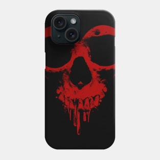 Skull Heart Dripping Blood Phone Case