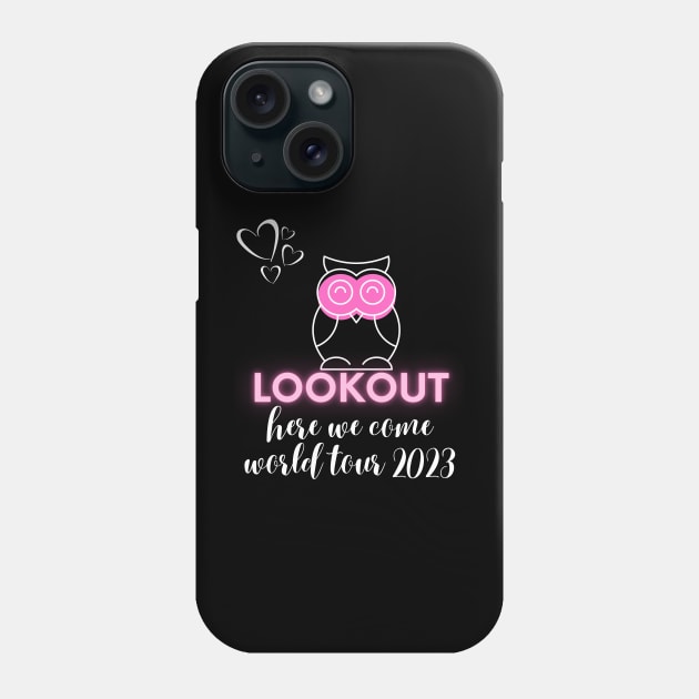 scentsy lookout, here we come, world tour 2023 Phone Case by scentsySMELL