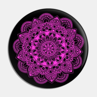 Mandala (pink) Pin