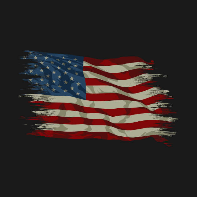 American Flag Grunge by RofX Project