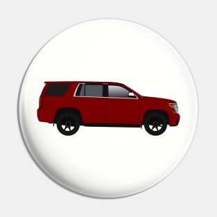 Red SUV Tahoe Pin