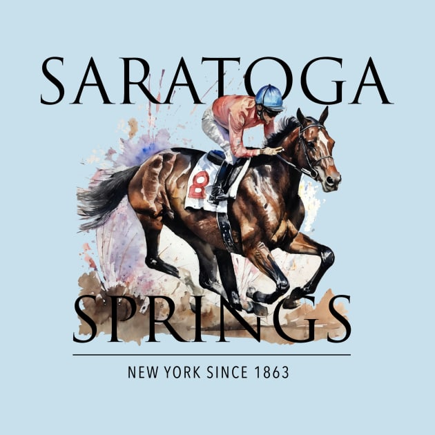 Saratoga Springs Horse Races by Cre8tiveSpirit