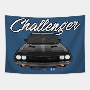 Challenger Black by pjesusart Tapestry