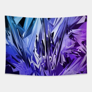 Purple Ombre Mosaic Glass Boho Tapestry