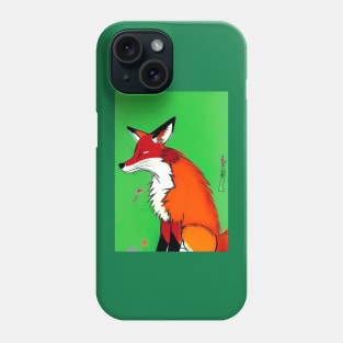 SLY SMILING FOX Phone Case