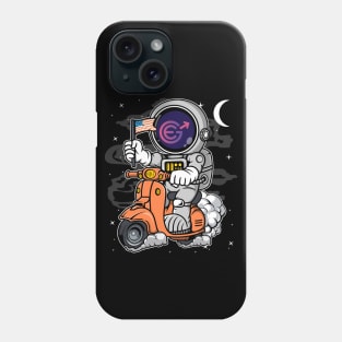 Astronaut Scooter Evergrow EGC Coin To The Moon Crypto Token Cryptocurrency Blockchain Wallet Birthday Gift For Men Women Kids Phone Case