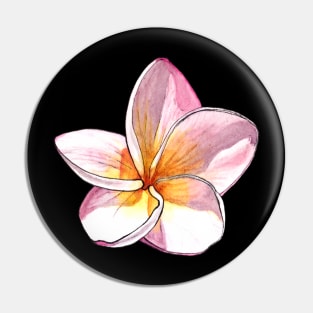 Plumeria Frangipani Pin