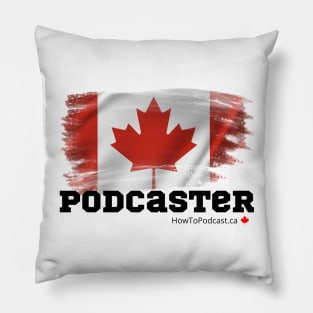 Canadian Podcaster Pillow