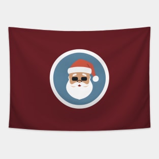 square glasses santa Tapestry