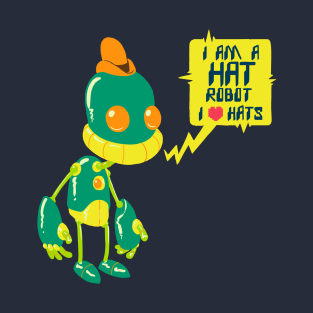 Hat Robot T-Shirt